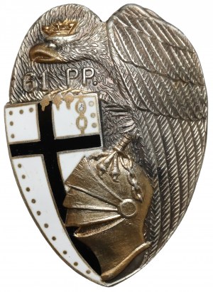 Odznak, 61. velkopolský pěší pluk - Důstojnický odznak