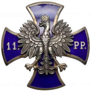 Odznaka, 11 Pułk Piechoty - Oficerska