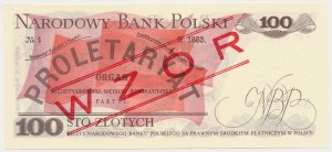 100 zloty 1976 - MODEL - AM 0000000 - No.0569 - SPECIMEN on the obverse.