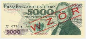 5,000 zl 1982 - MODEL - A 0000000 - No.0770