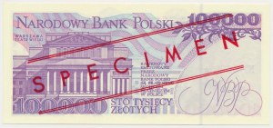 100 000 PLN 1993 - MODEL - A 0000000 - č. 0370