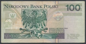 100 zloty 1994 - DA - first series printed in PWPW