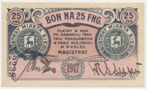 Siedlce, 25 fenigów 1917