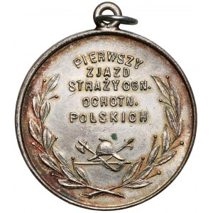 Medal, Pierwszy Zjazd Straży Ogniowej Ochotników Polskich, Warszawa 1916