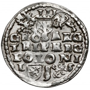 Zygmunt III Waza, Trojak Lublin 1596 - data rozdzielona
