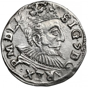 Zygmunt III Waza, Trojak Lublin 1597 - bez znaku