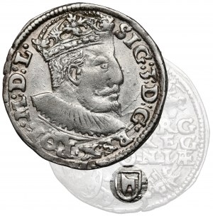Sigismund III. Wasa, Trojak Lublin 1595 - TOPOR - selten