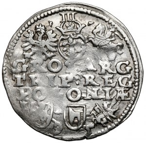 Sigismond III Vasa, Trojak Lublin 1595 - TOPOR - rare