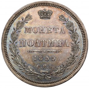 Russia, Nicola I, Poltina 1855