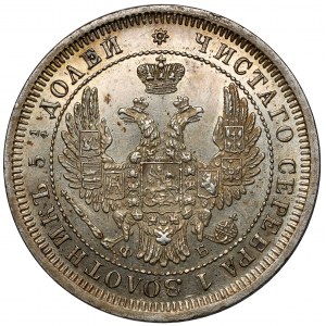 Rosja, Aleksander II, 25 kopiejek 1857