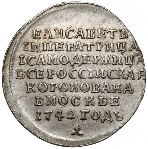 Russland, Elisabeth, Krönungsmünze 1742