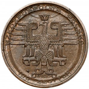 Próba BRĄZ 100 złotych 1925 MAŁY Kopernik