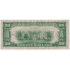USA, Hawaii 20 Dollars 1934