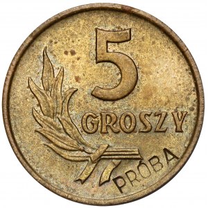 Próba MOSIĄDZ 5 groszy 1958