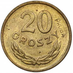 Próba MOSIĄDZ 20 groszy 1957