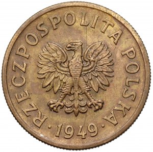 Sampled brass 50 pennies 1949