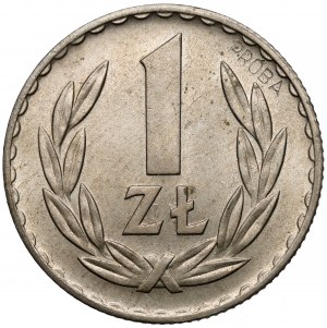 MIEDZIONIKIEL 1 zloty sample 1949 - collectible - b.rare