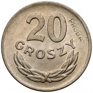 MIEDZIONIKIEL 20 penny sample 1949 - collectible - very rare