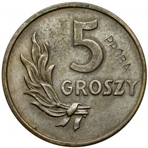 Próba MOSIĄDZ 5 groszy 1949