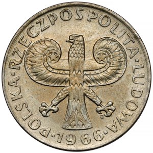 Próba MIEDZIONIKIEL 10 złotych 1966 Mała Kolumna - B.RZADKA