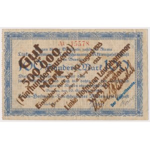 Breslau (Wrocław), 500.000 mk - przedruk ze 100 mk 1922