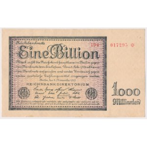 Germany, 1 bilion Mark 1923