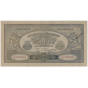 250.000 mkp 1923 - numeracja szeroka