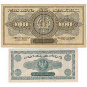 10.000 mkp 1922 i 100.000 mkp 1923 - zestaw (2szt)