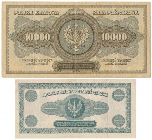 10 000 mkp 1922 et 100 000 mkp 1923 - set (2pc)