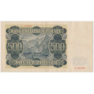 500 złotych 1940 - B