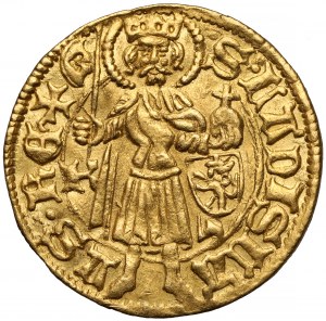 Uhry, Matthias Corvinus (1458-1490) Goldgulden bez data (1461-1462)