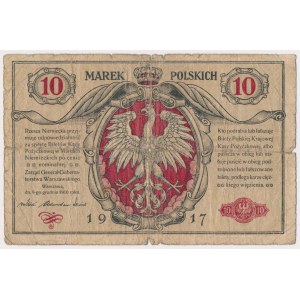 10 mkp 1916 Generał ...Biletów - seria jednokrotnie