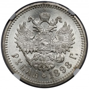 Russie, Nicolas II, Rouble 1898 AG