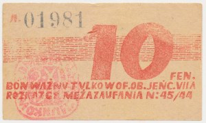 POW camp Oflag VII A Murnau - 10 pfennigs 1944 - 5-digit numerator