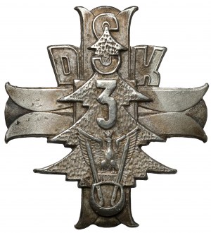 PSZnZ, Abzeichen, 3. Karpatische Schützendivision [Alpaka].
