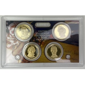 USA, Presidential Dollar Coin Proof Set 2010