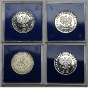 100 złotych 1977-1979, Ochrona Środowiska - zestaw (4szt)