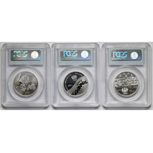 10 złotych 2004-2005 - zestaw (3szt)