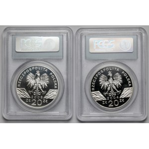 20 złotych 2004-2006 - zestaw (2szt)