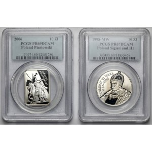 10 złotych 1998-2006 - zestaw (2szt)