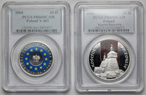 10-20 złotych 2004-2006 - zestaw (2szt)