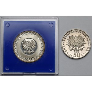 50-100 złotych 1972-1973 - zestaw (2szt)