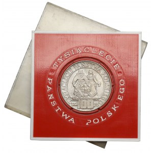 100 złotych 1966 Mieszko i Dąbrówka - w etui PEWEX