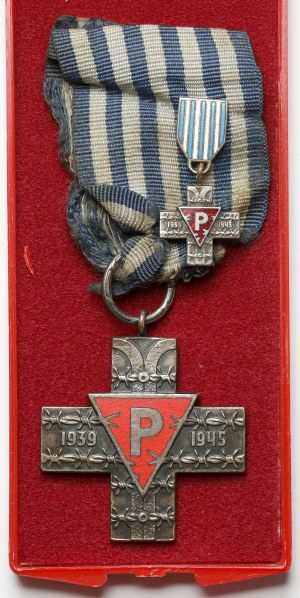 République populaire de Pologne, Croix d'Auschwitz + miniature