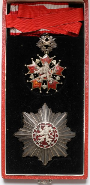 Czechosłowacja, Order Lwa Białego kl.I z gwiazdą (1922-1961)