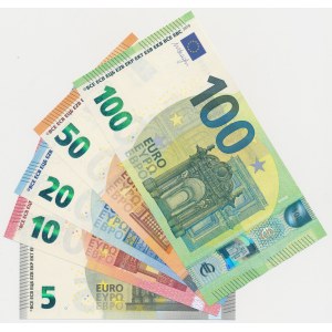 EU, 5 - 100 Euro 2013-2019 (5pcs)