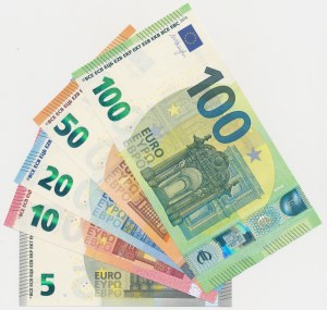 EU, 5 - 100 Euro 2013-2019 (5pcs)