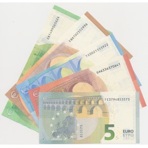 EU, 5 - 100 Euro 2013-2019 (5pcs)