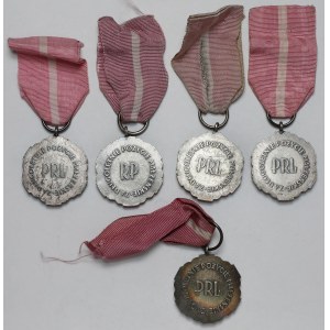 PRL, Medal, Za Długoletnie Pożycie Małżeńskie - zestaw (5szt)