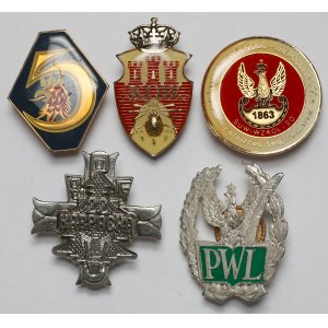 III RP, sada odznakov (4 ks)